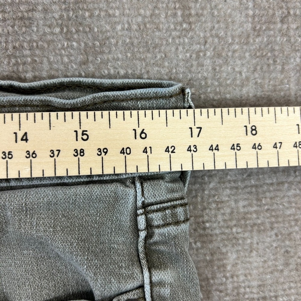 Levi's Jeans Mens 34x32 Green Cotton 5 Pockets Stretch Streetwear Straight Leg - Picture 14 of 16